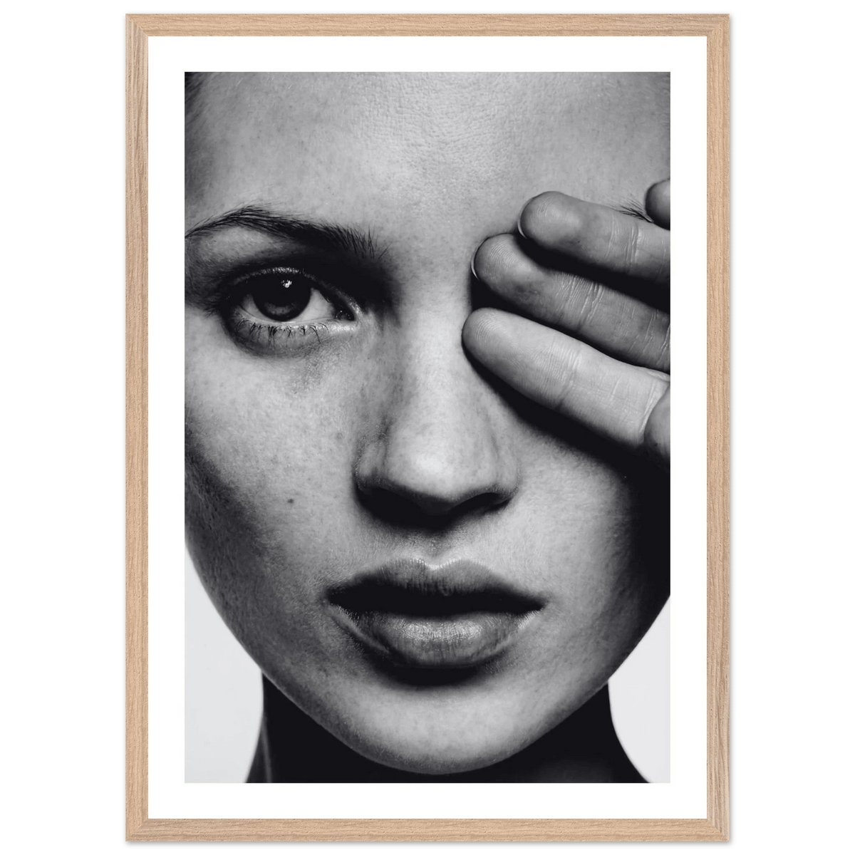 Tableau Noir et Blanc Portrait Femme - La Maison Du Tableau
