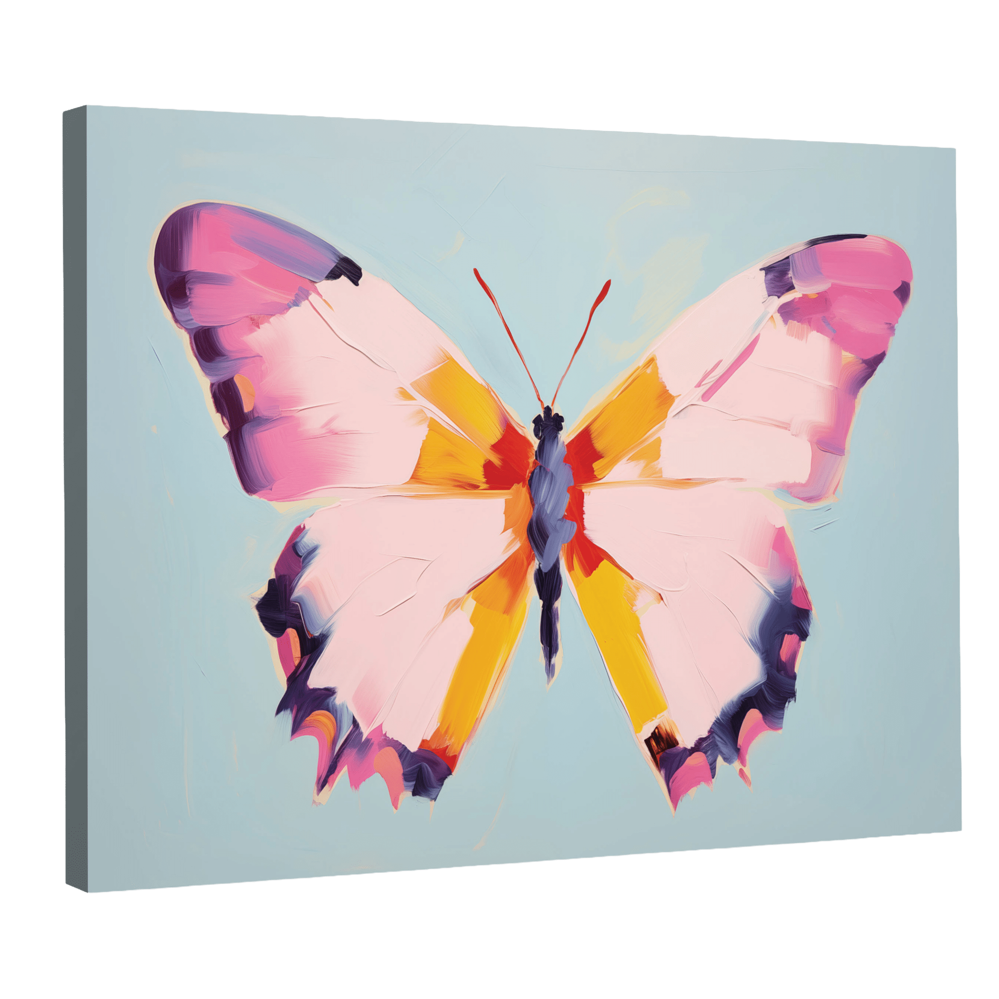 Tableau Papillon Pastel - La Maison Du Tableau