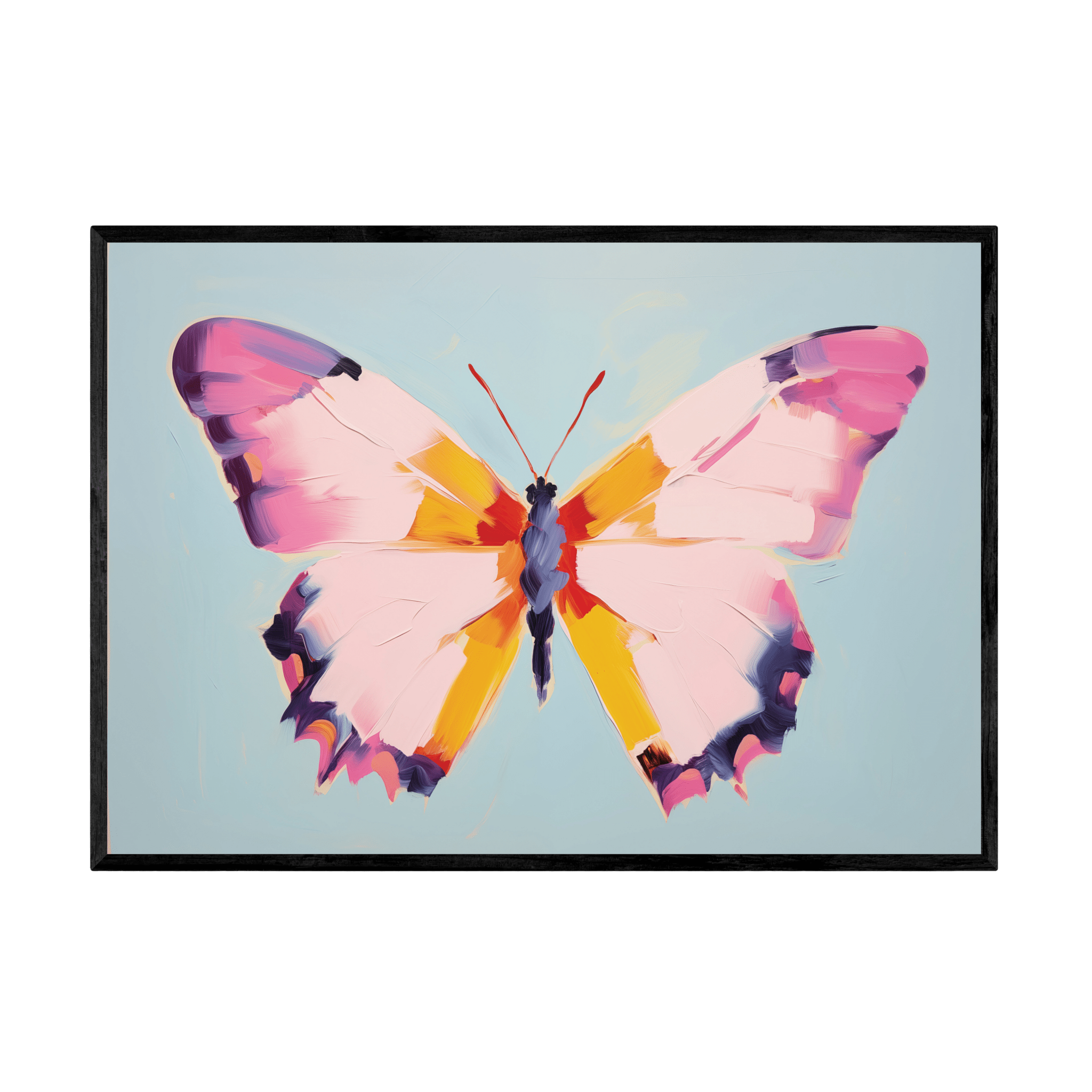 Tableau Papillon Pastel - La Maison Du Tableau