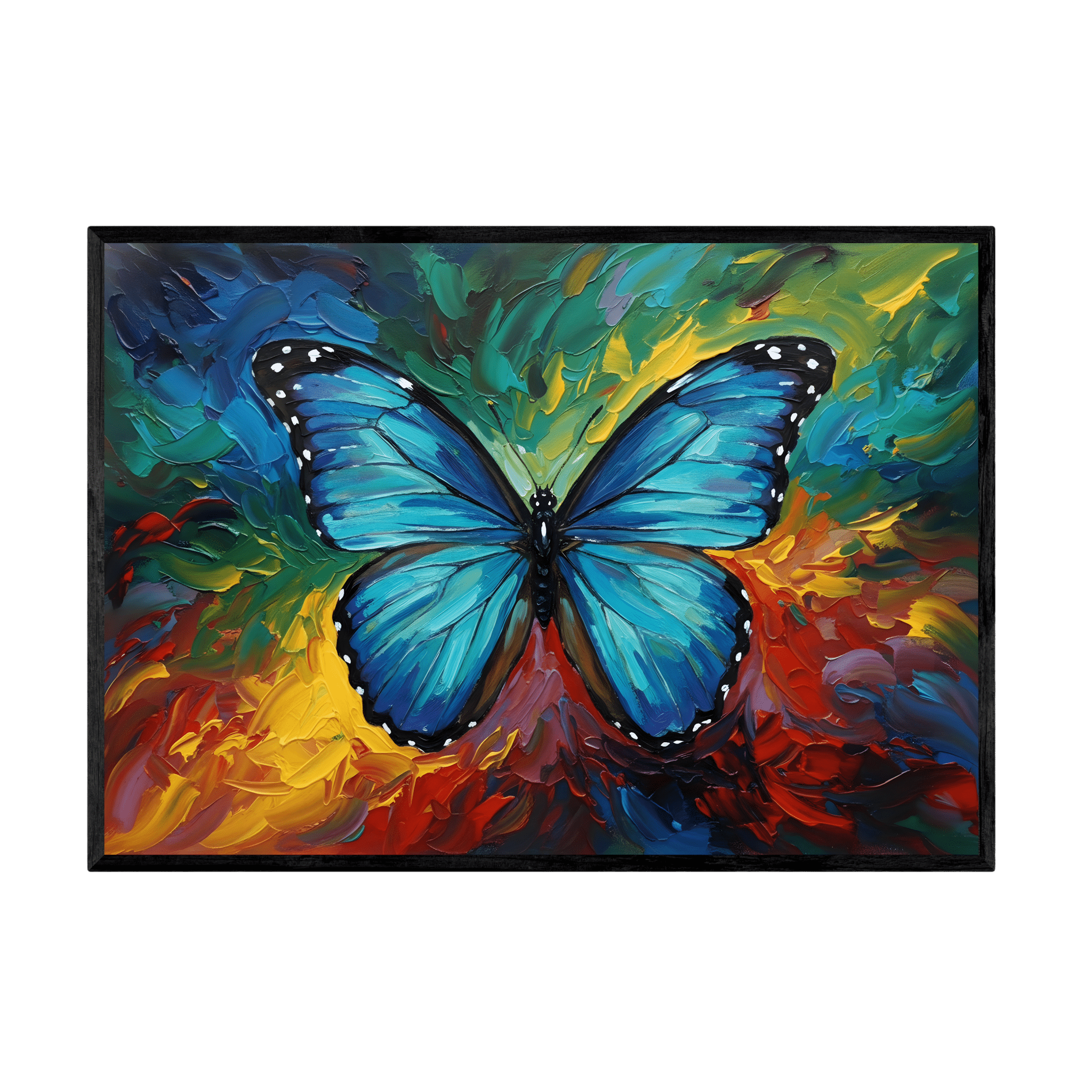 Tableau Papillon Pop Art - La Maison Du Tableau