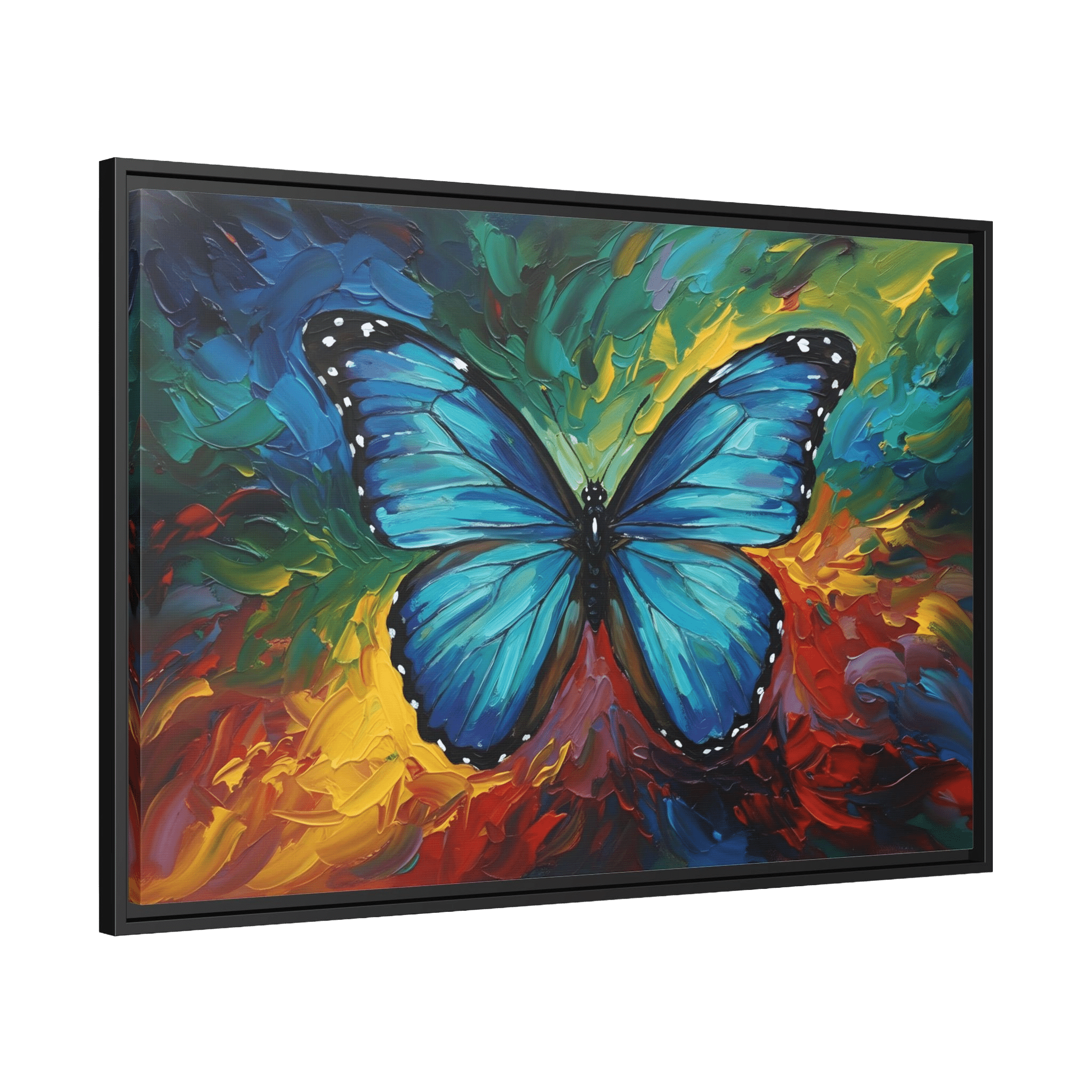 Tableau Papillon Pop Art - La Maison Du Tableau