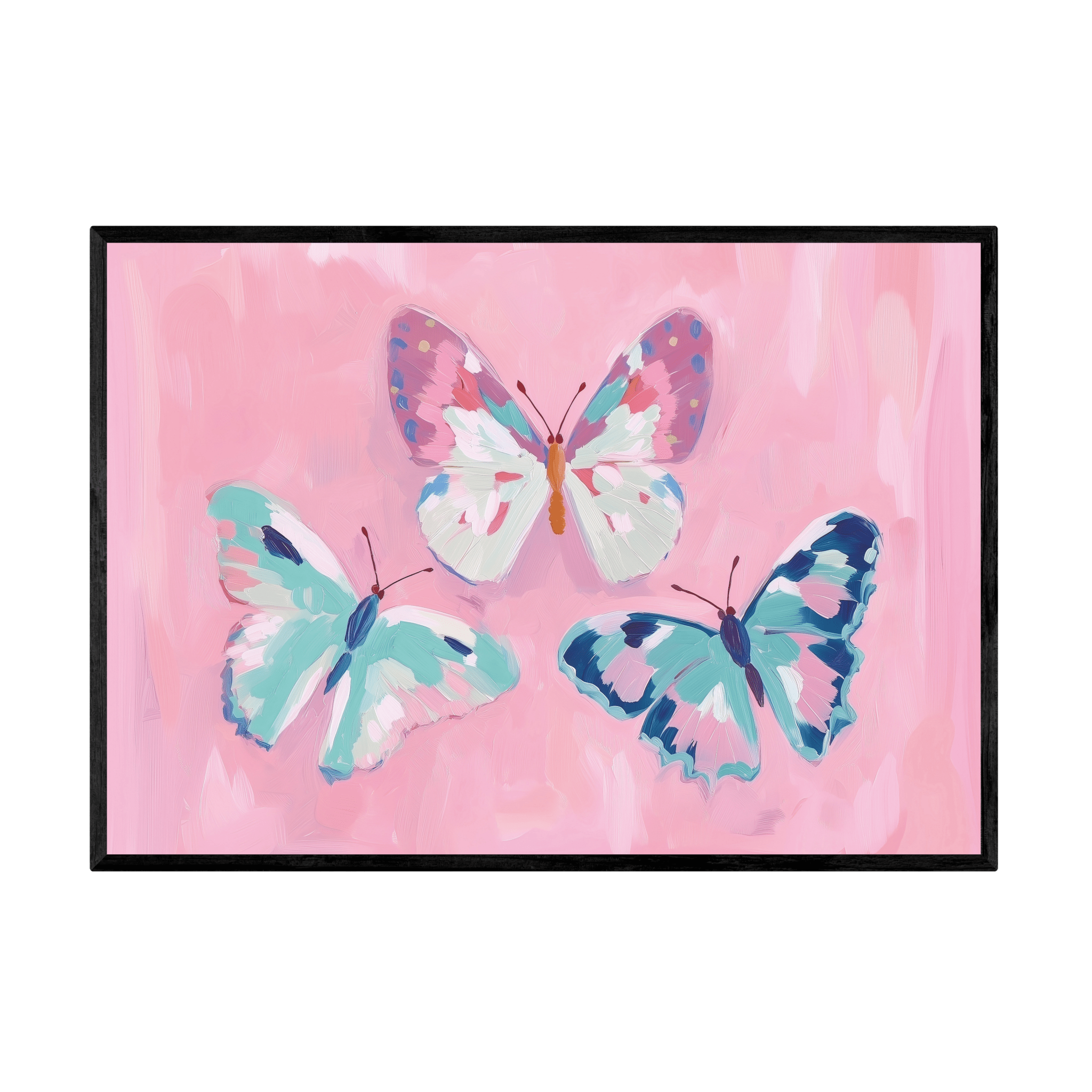 Tableau Papillons Colorés - La Maison Du Tableau