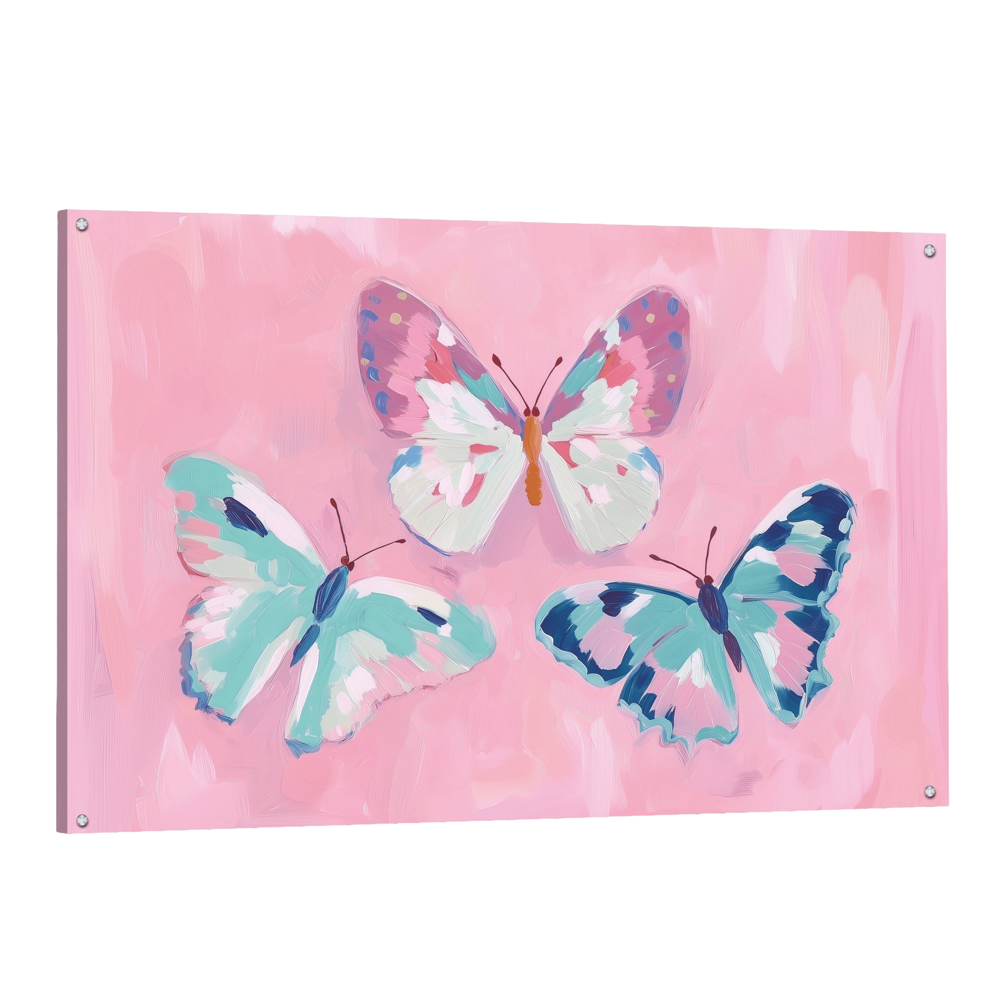 Tableau Papillons Colorés - La Maison Du Tableau