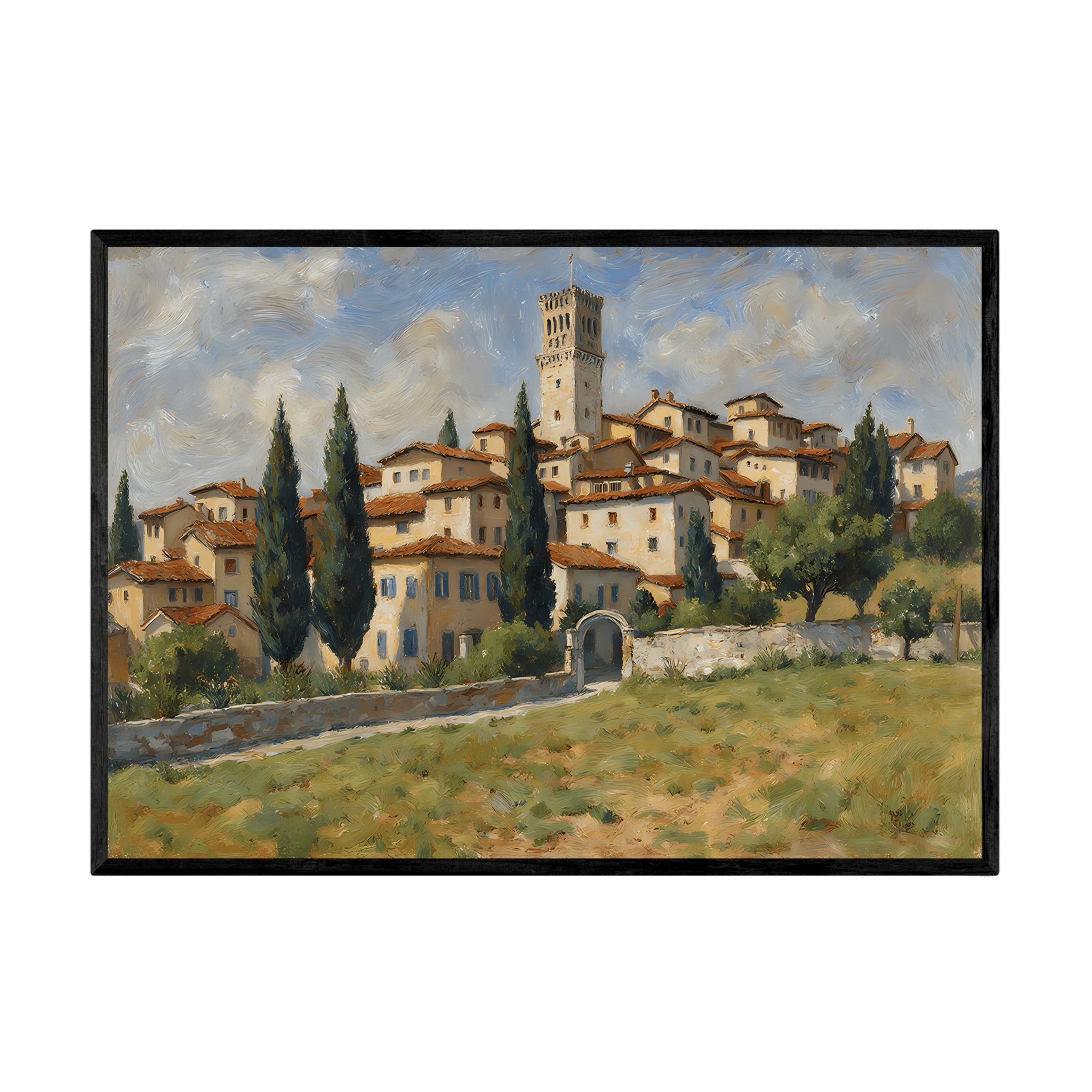 Tableau Paysage Campagne - La Maison Du Tableau