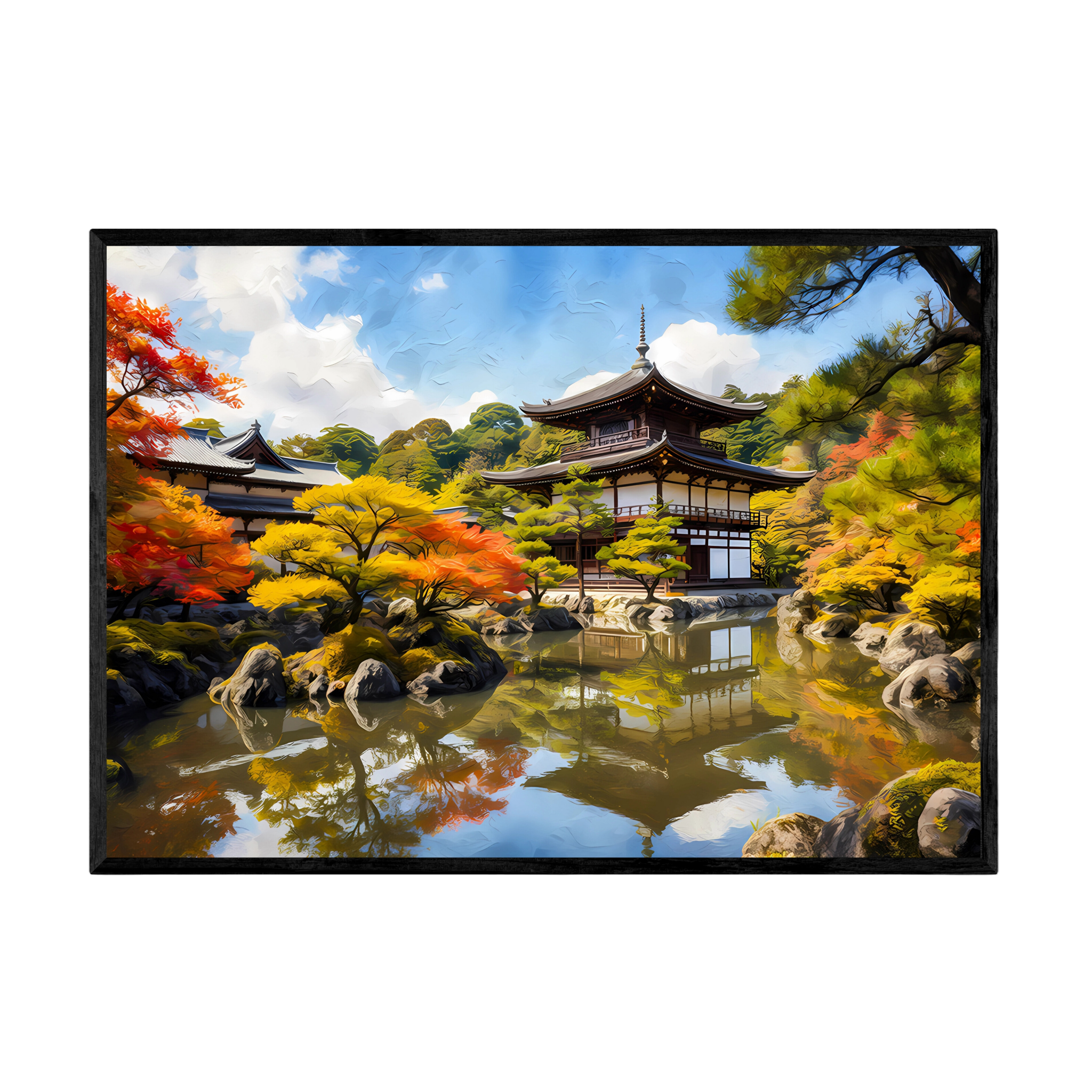 Tableau Paysage Japon - La Maison Du Tableau