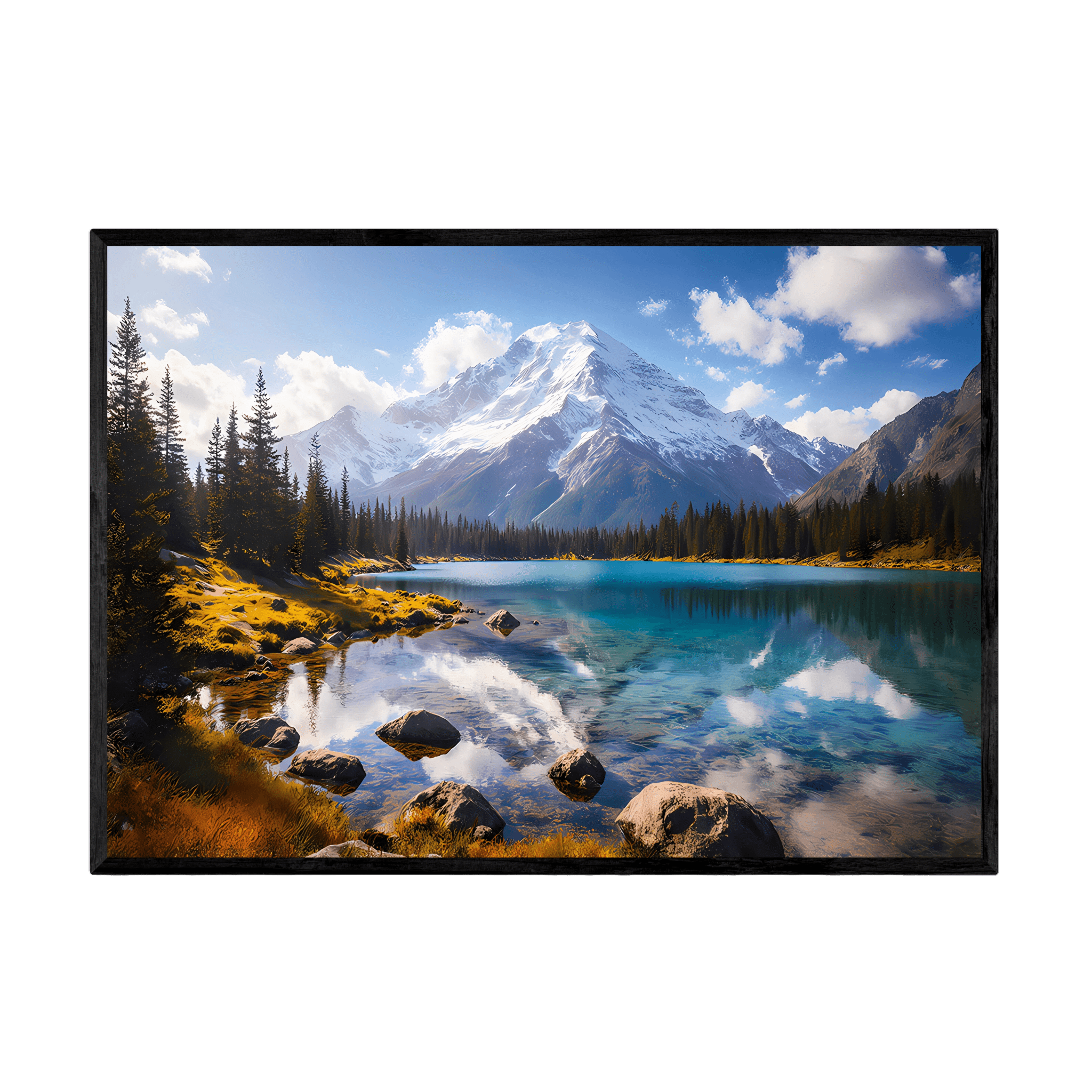 Tableau Paysage Montagne - La Maison Du Tableau