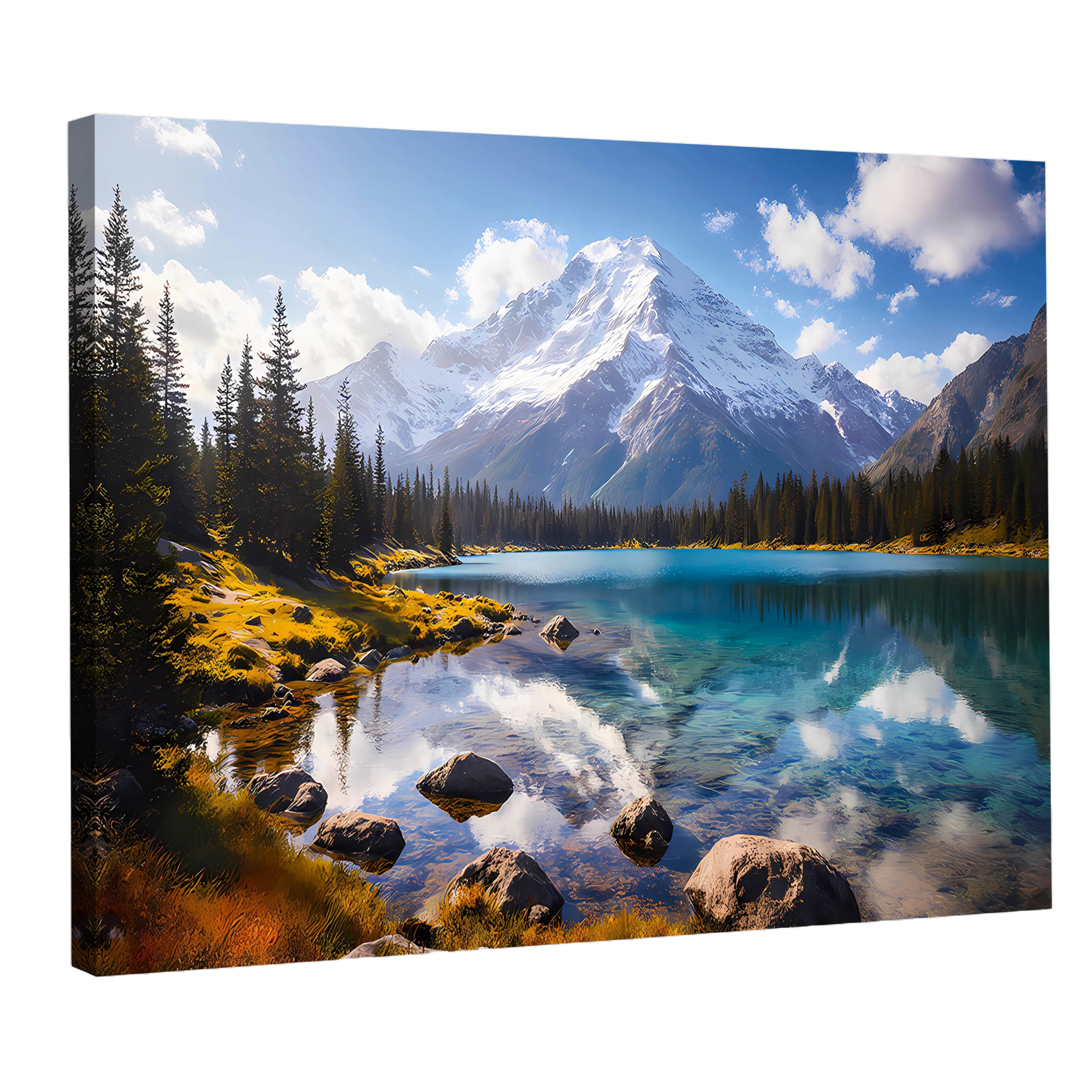 Tableau Paysage Montagne - La Maison Du Tableau