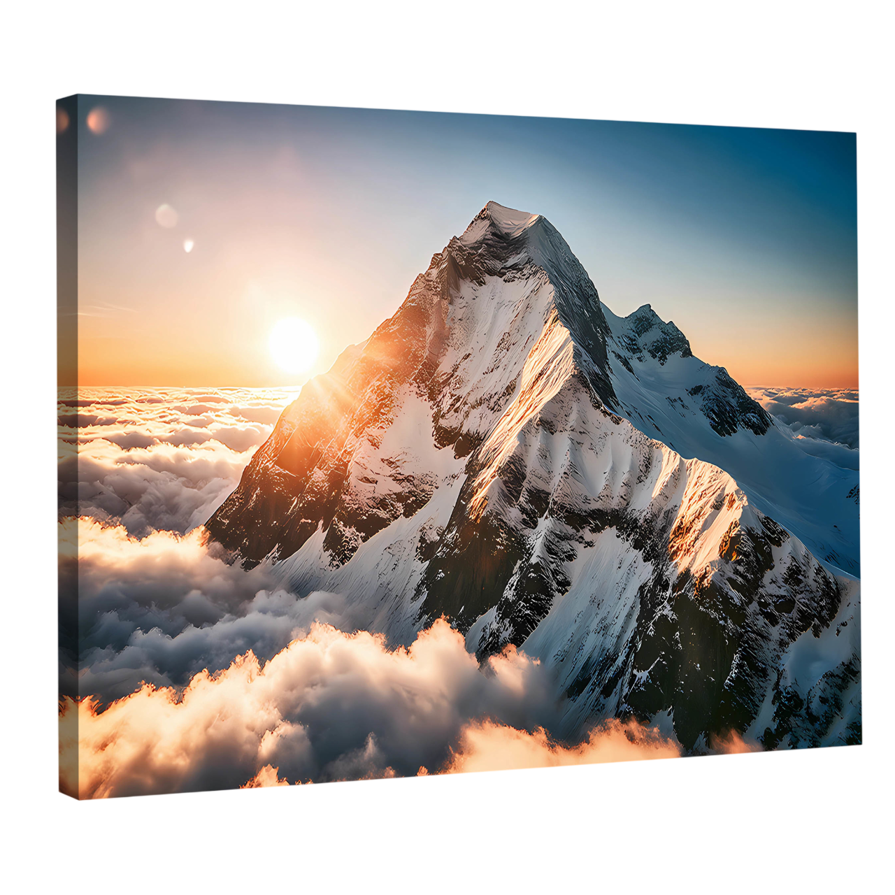 Tableau Paysage Montagne Peinture - La Maison Du Tableau