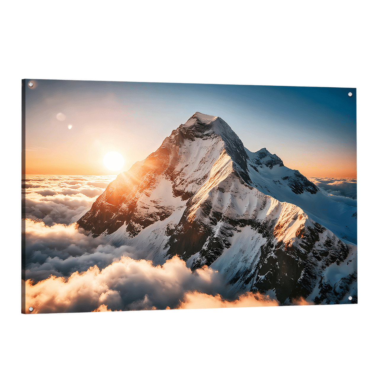 Tableau Paysage Montagne Peinture - La Maison Du Tableau