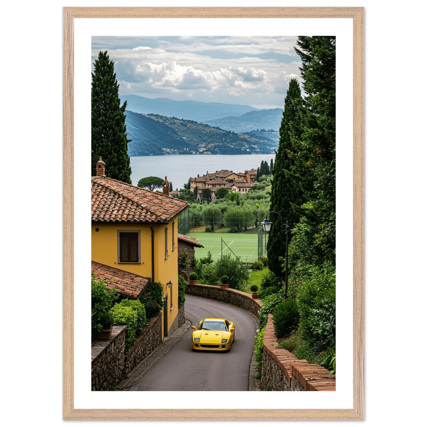 Tableau Photographie Supercar Routes d'Italie - La Maison Du Tableau