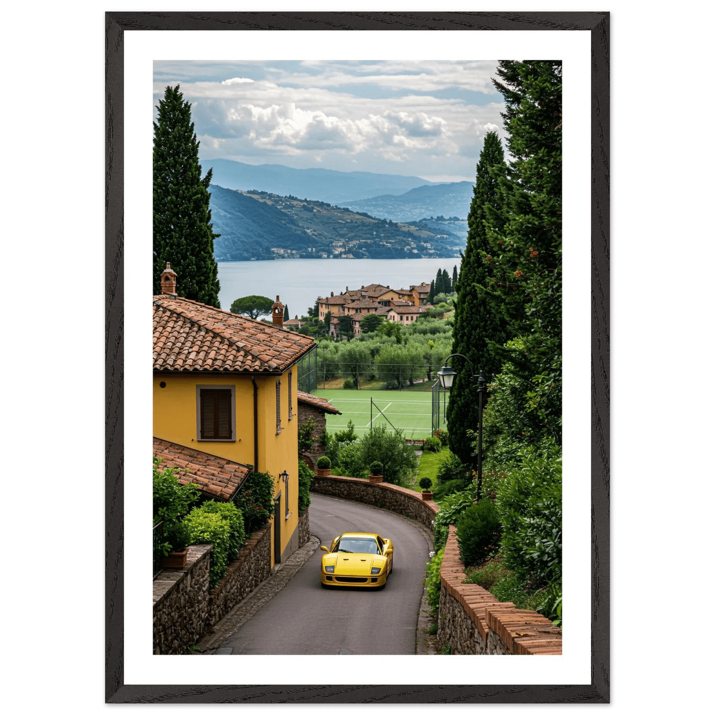 Tableau Photographie Supercar Routes d'Italie - La Maison Du Tableau