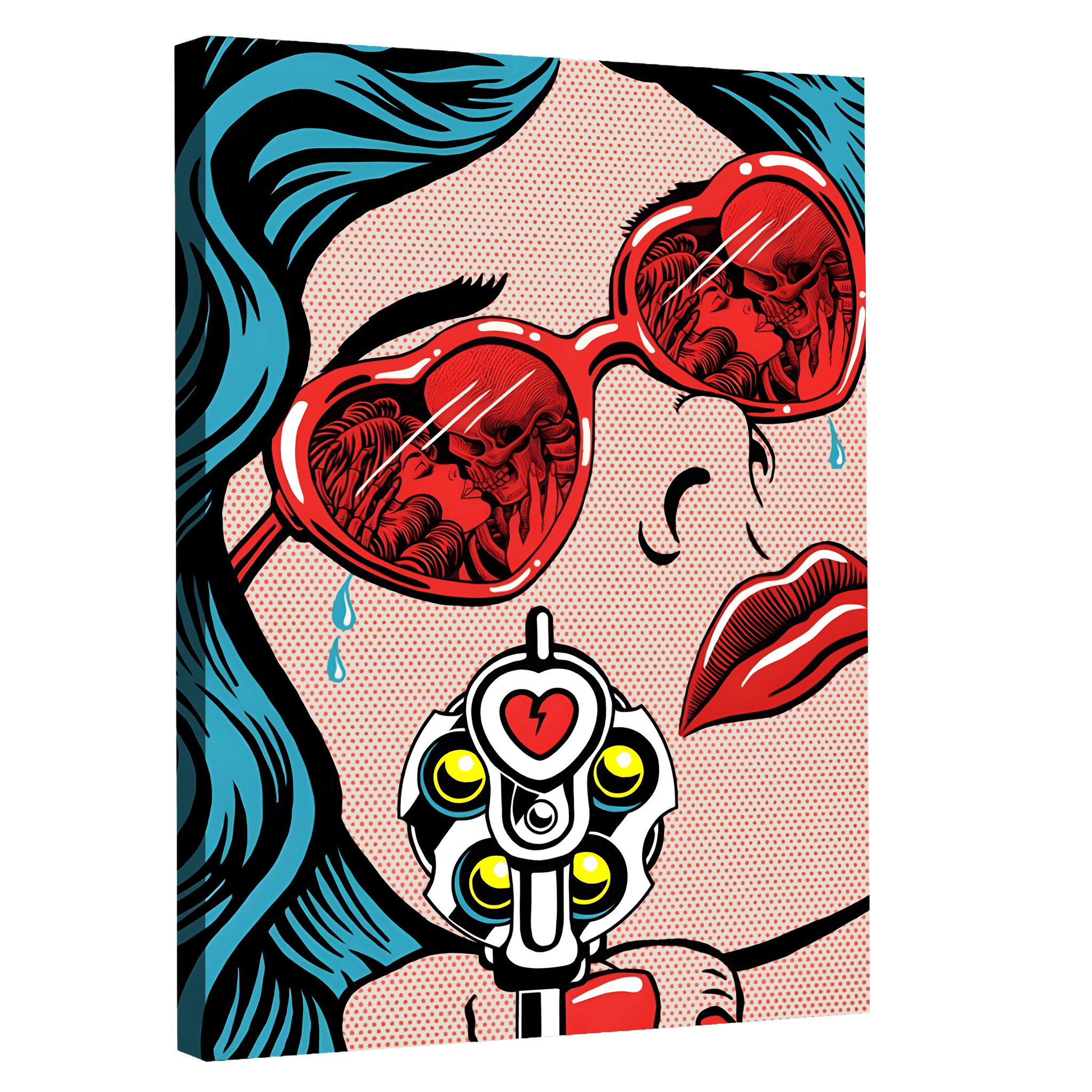 Tableau Pop Art Femme - La Maison Du Tableau