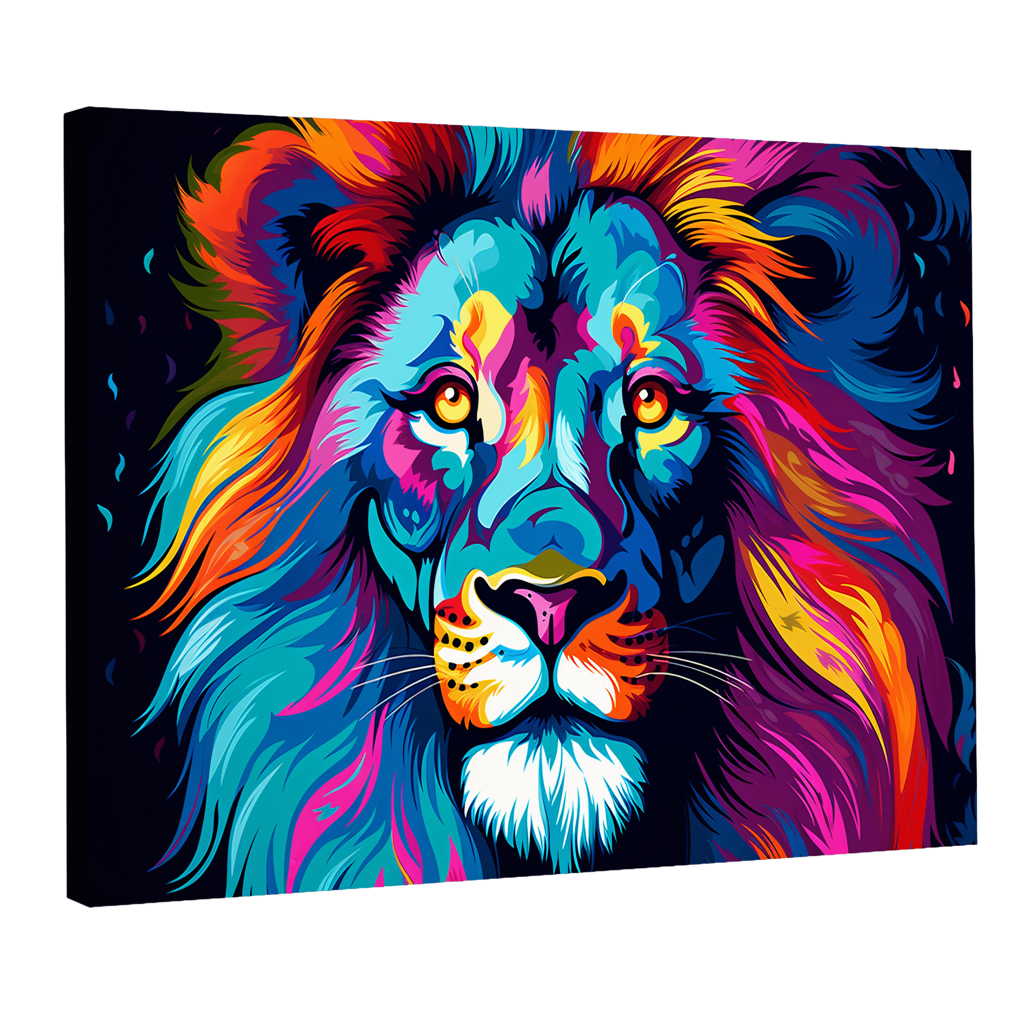 Tableau Pop Art Lion - La Maison Du Tableau