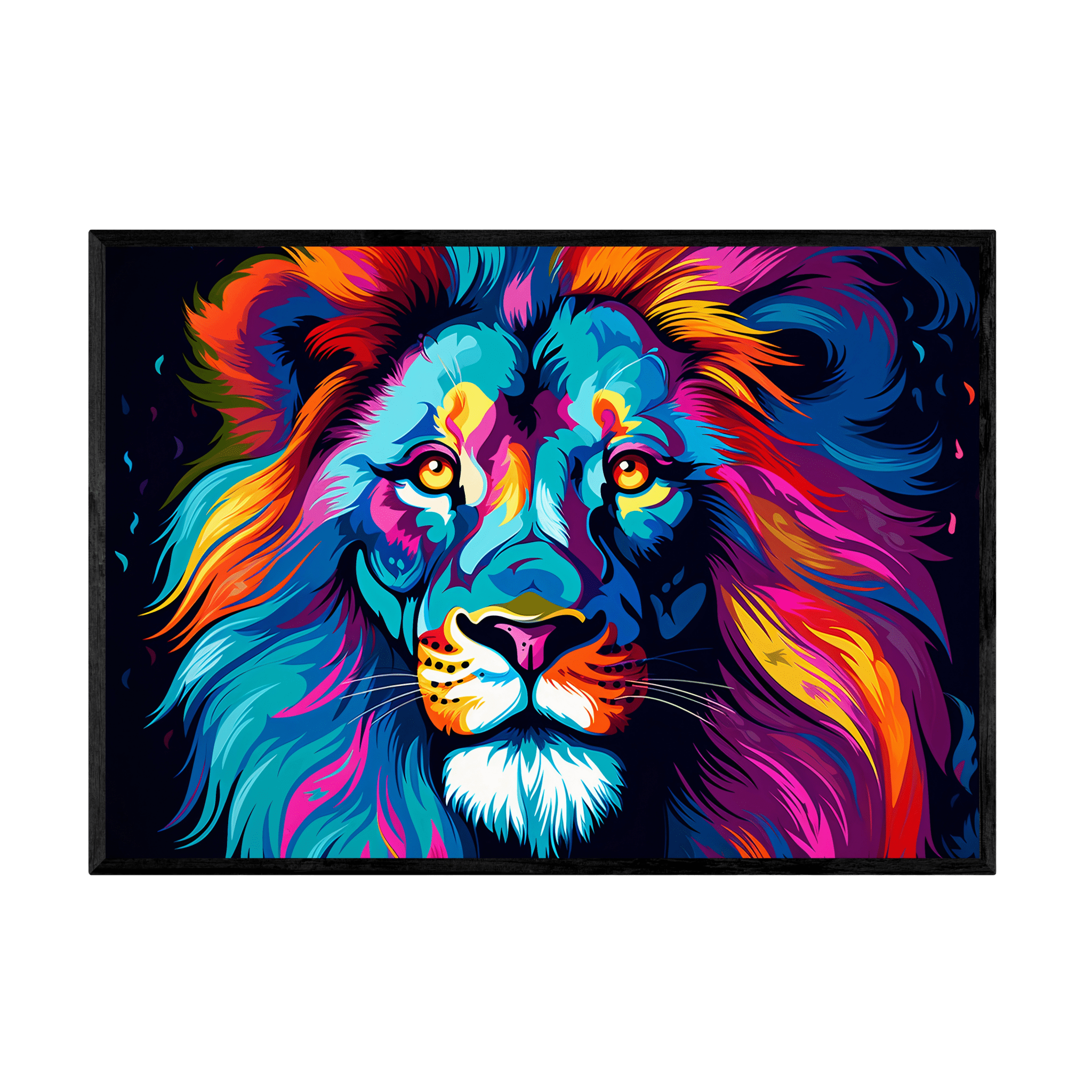 Tableau Pop Art Lion - La Maison Du Tableau