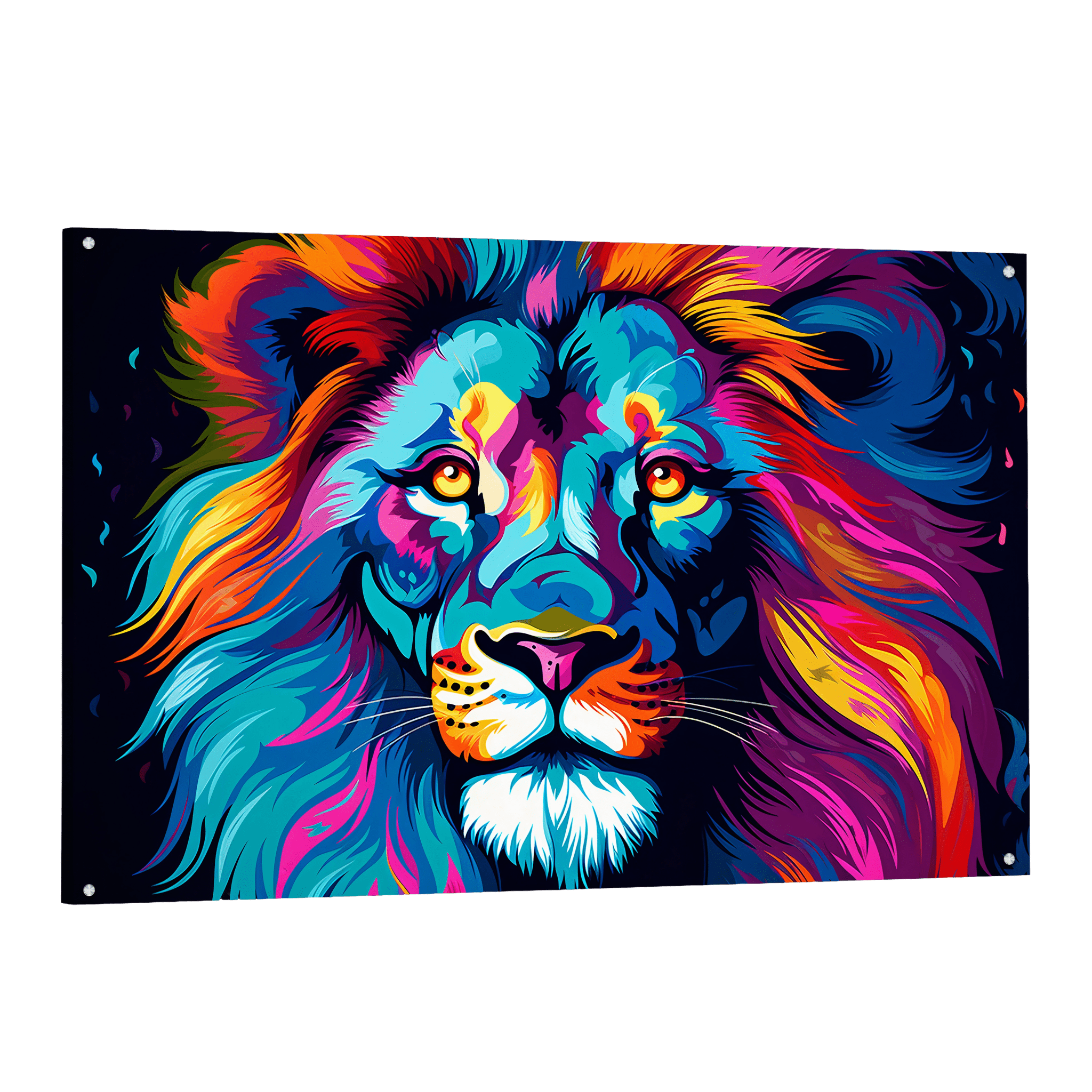 Tableau Pop Art Lion - La Maison Du Tableau