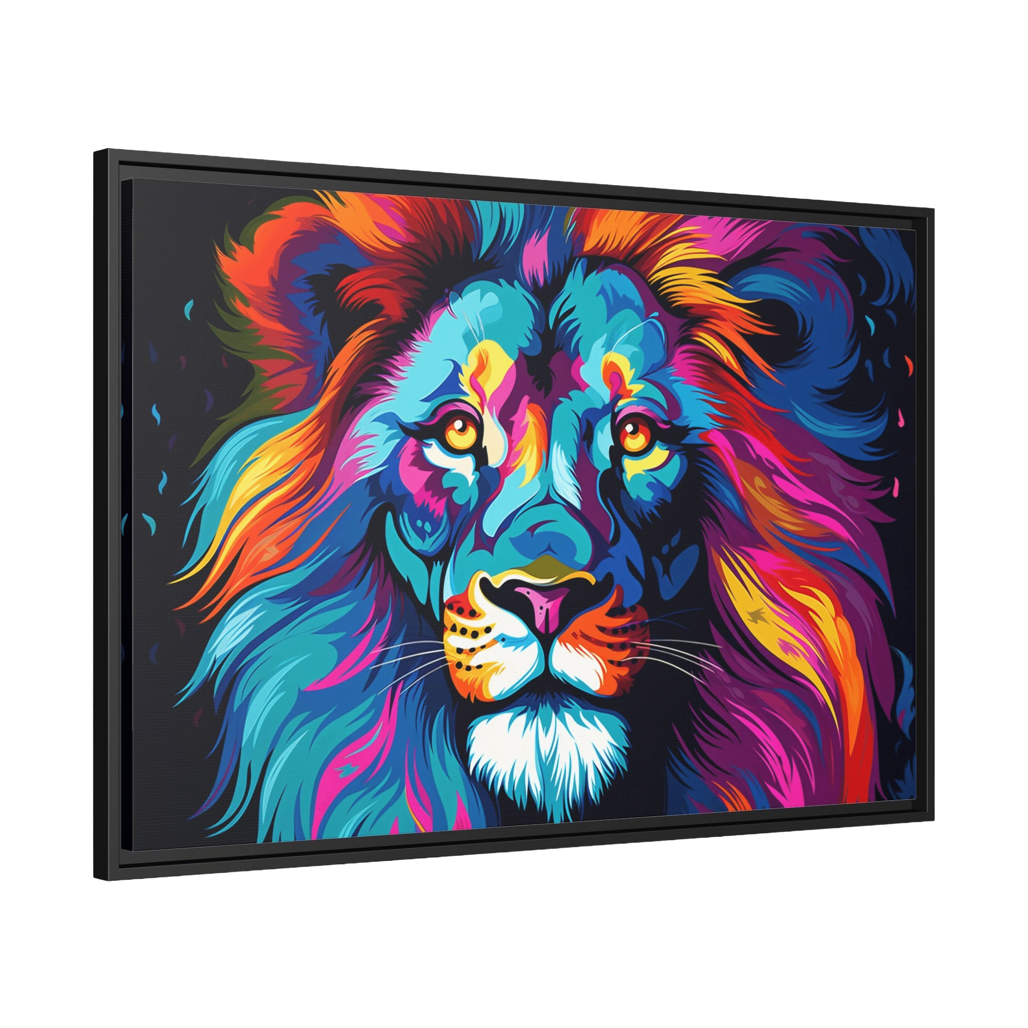 Tableau Pop Art Lion - La Maison Du Tableau