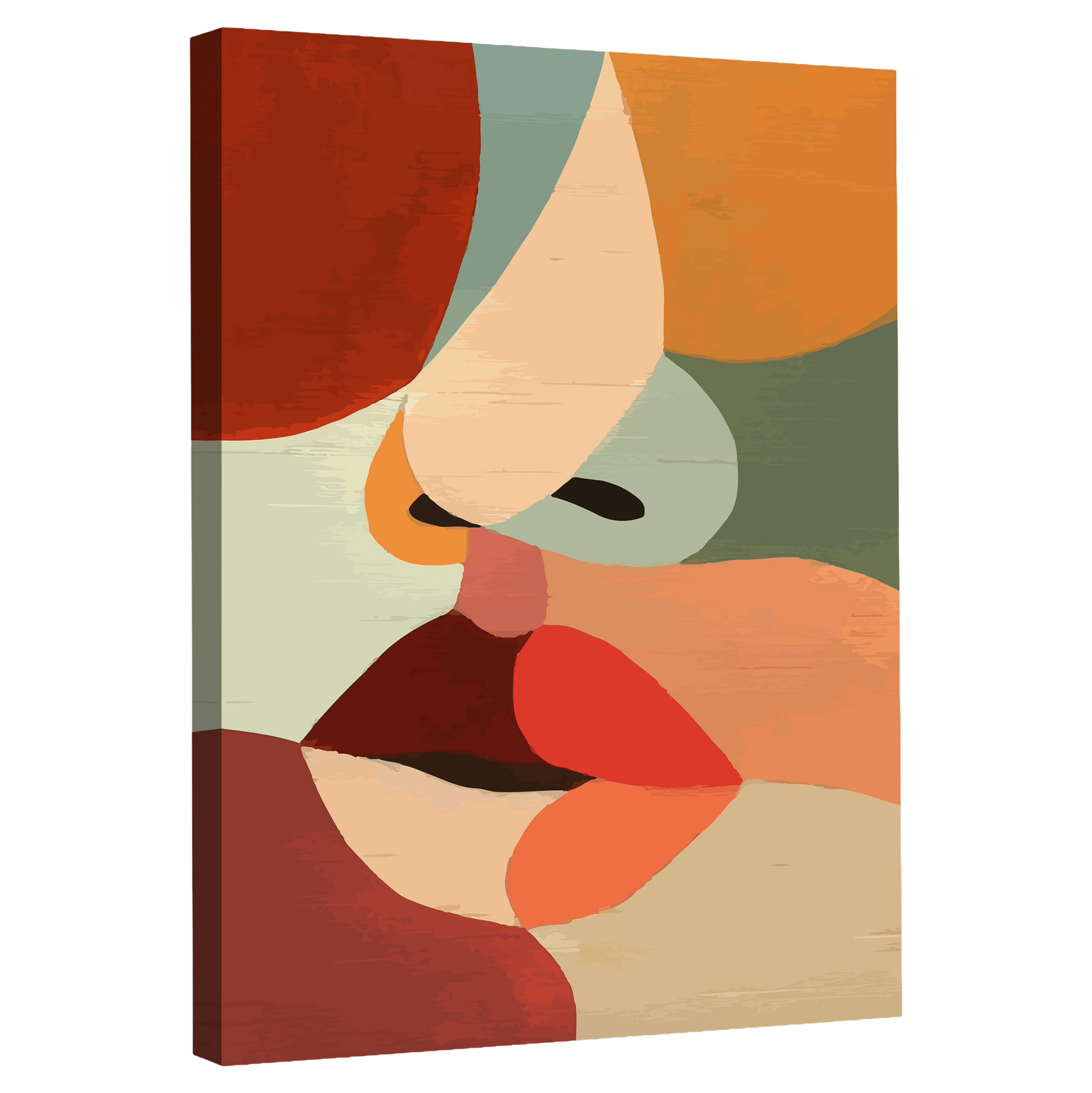 Tableau Visage Abstrait - La Maison Du Tableau