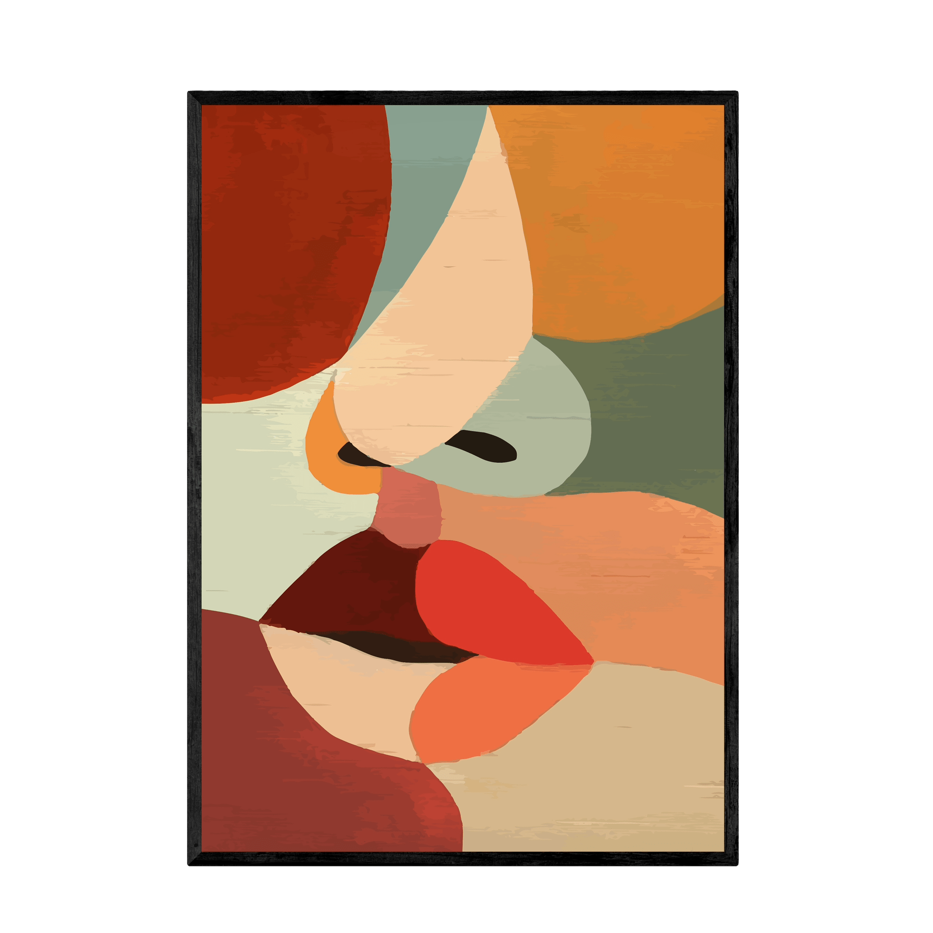 Tableau Visage Abstrait - La Maison Du Tableau