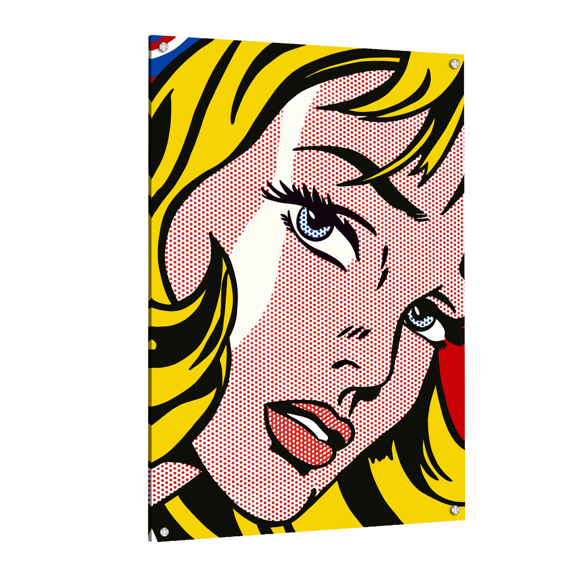 Tableau Visage Femme Pop Art - La Maison Du Tableau