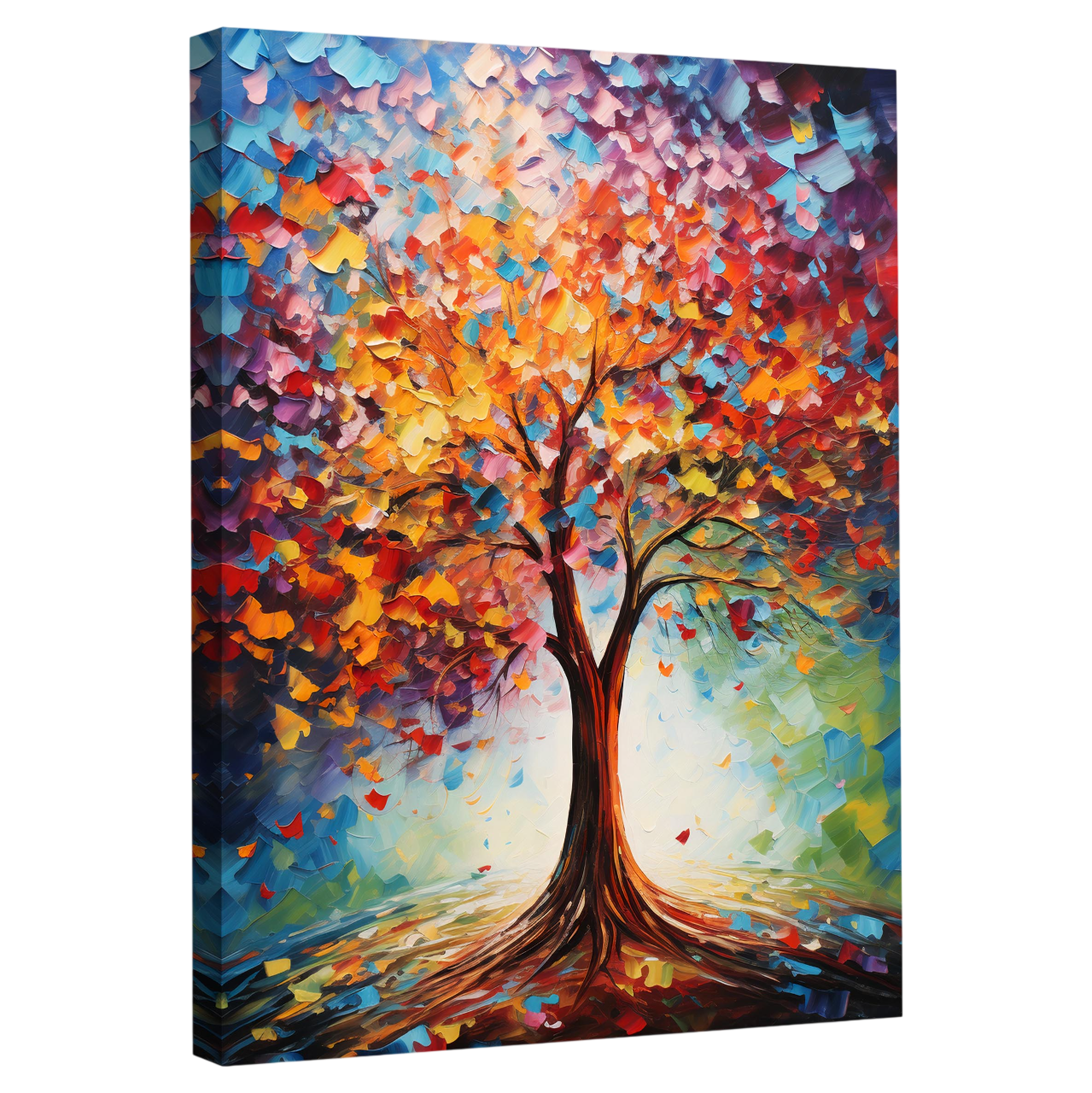 Tableau Abstrait Arbre De Vie