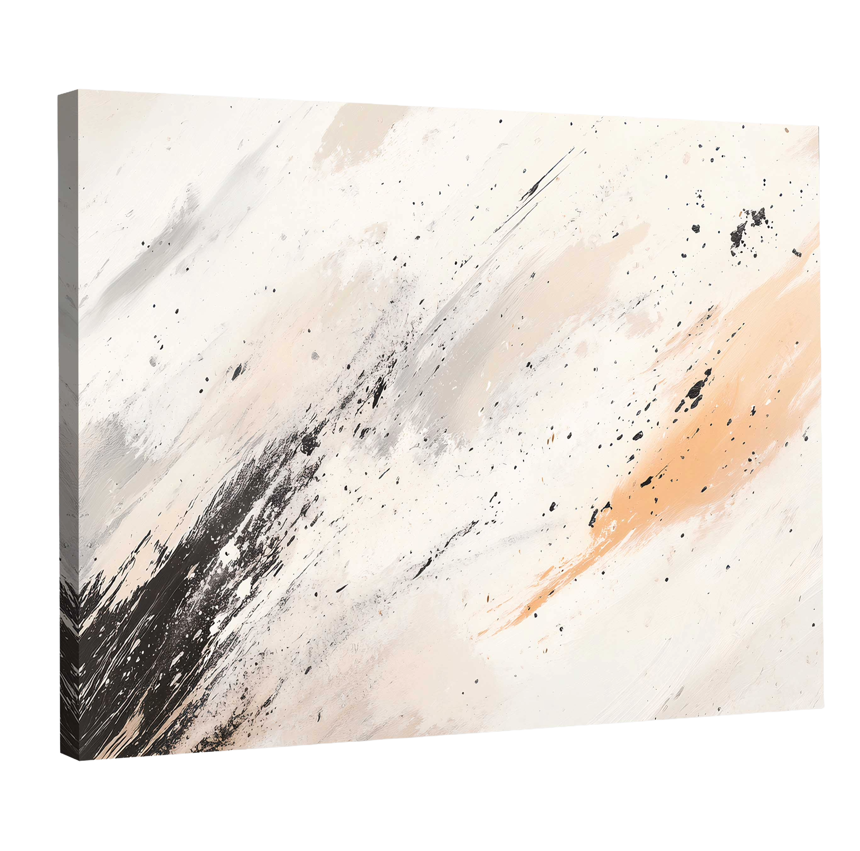 Tableau Abstrait Beige