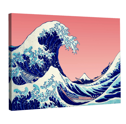 La Vague Tableau Japonais - La Maison Du Tableau