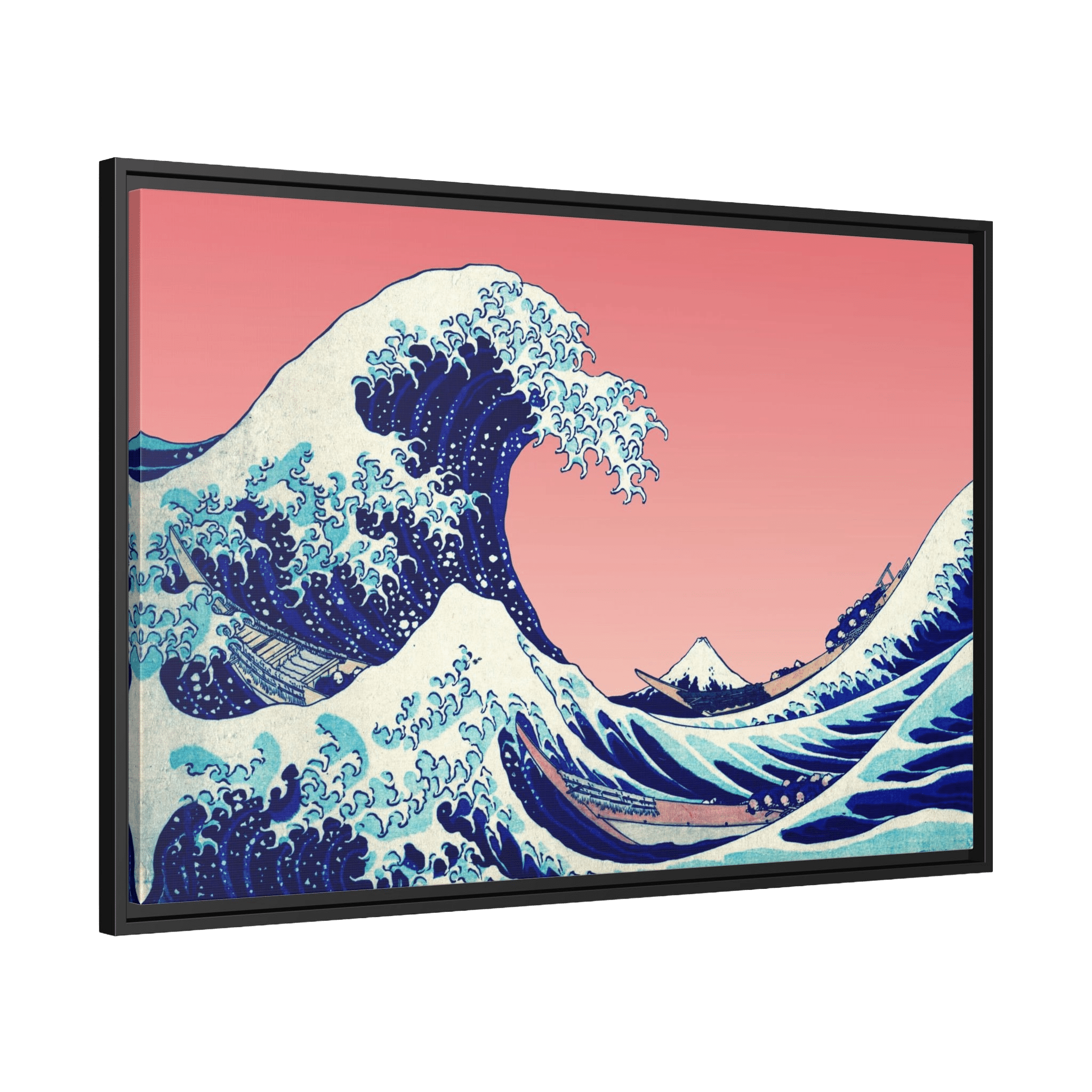 La Vague Tableau Japonais - La Maison Du Tableau