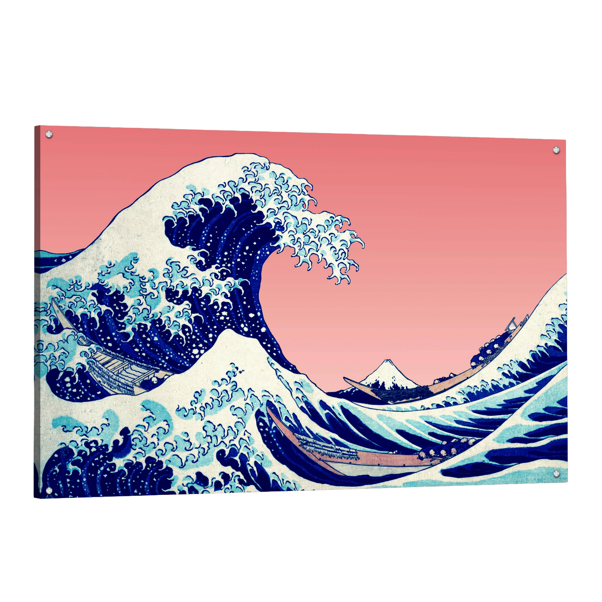 La Vague Tableau Japonais - La Maison Du Tableau