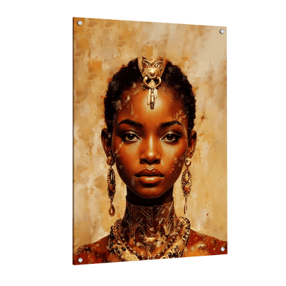 Tableau Abstrait Africain - La Maison Du Tableau