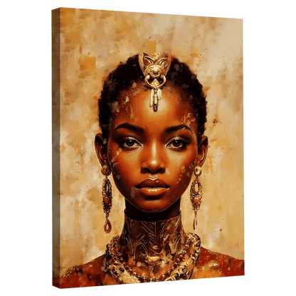 Tableau Abstrait Africain - La Maison Du Tableau