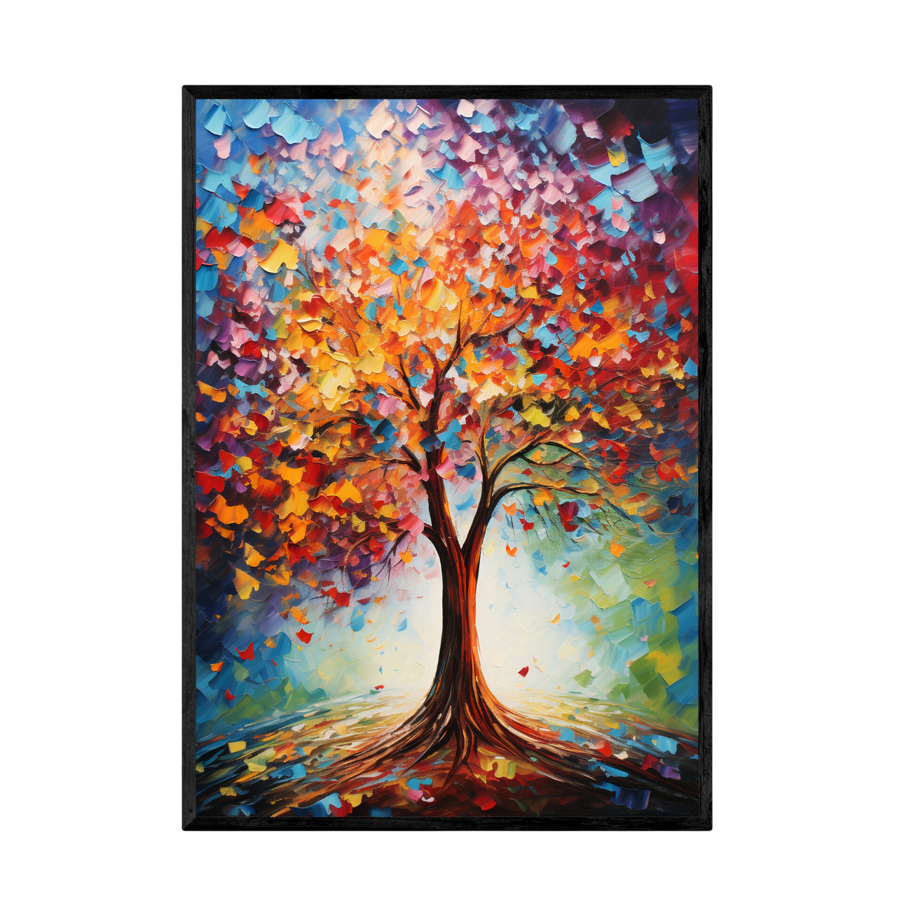 Tableau Abstrait Arbre De Vie - La Maison Du Tableau