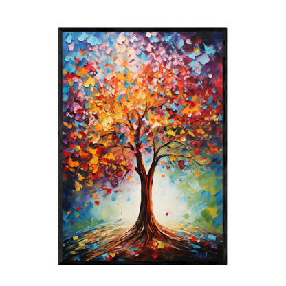 Tableau Abstrait Arbre De Vie - La Maison Du Tableau