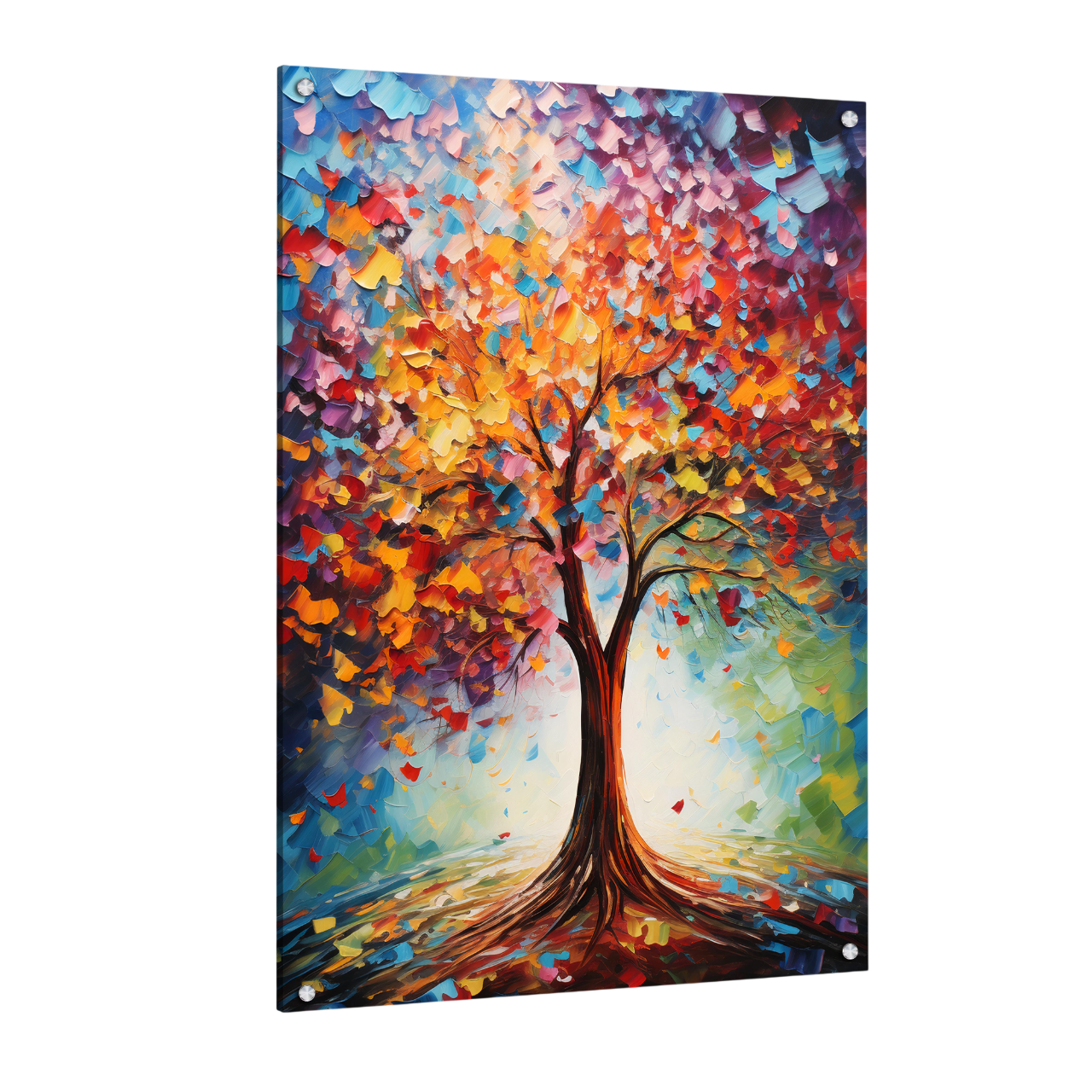 Tableau Abstrait Arbre De Vie - La Maison Du Tableau