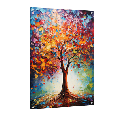 Tableau Abstrait Arbre De Vie - La Maison Du Tableau