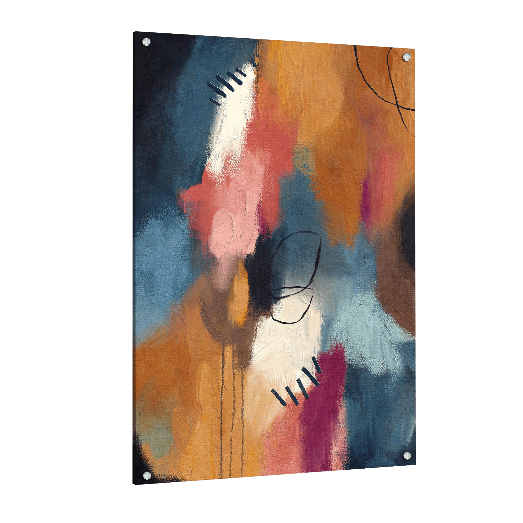 Tableau Abstrait Art Coloré - La Maison Du Tableau