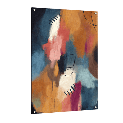 Tableau Abstrait Art Coloré - La Maison Du Tableau