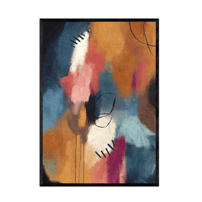 Tableau Abstrait Art Coloré - La Maison Du Tableau