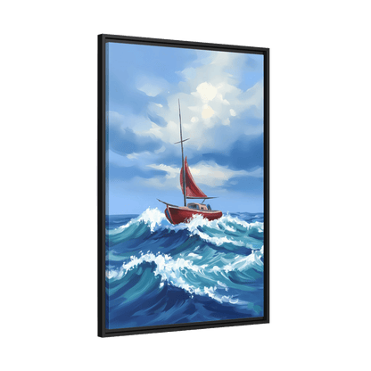 Tableau Abstrait Bateau - La Maison Du Tableau