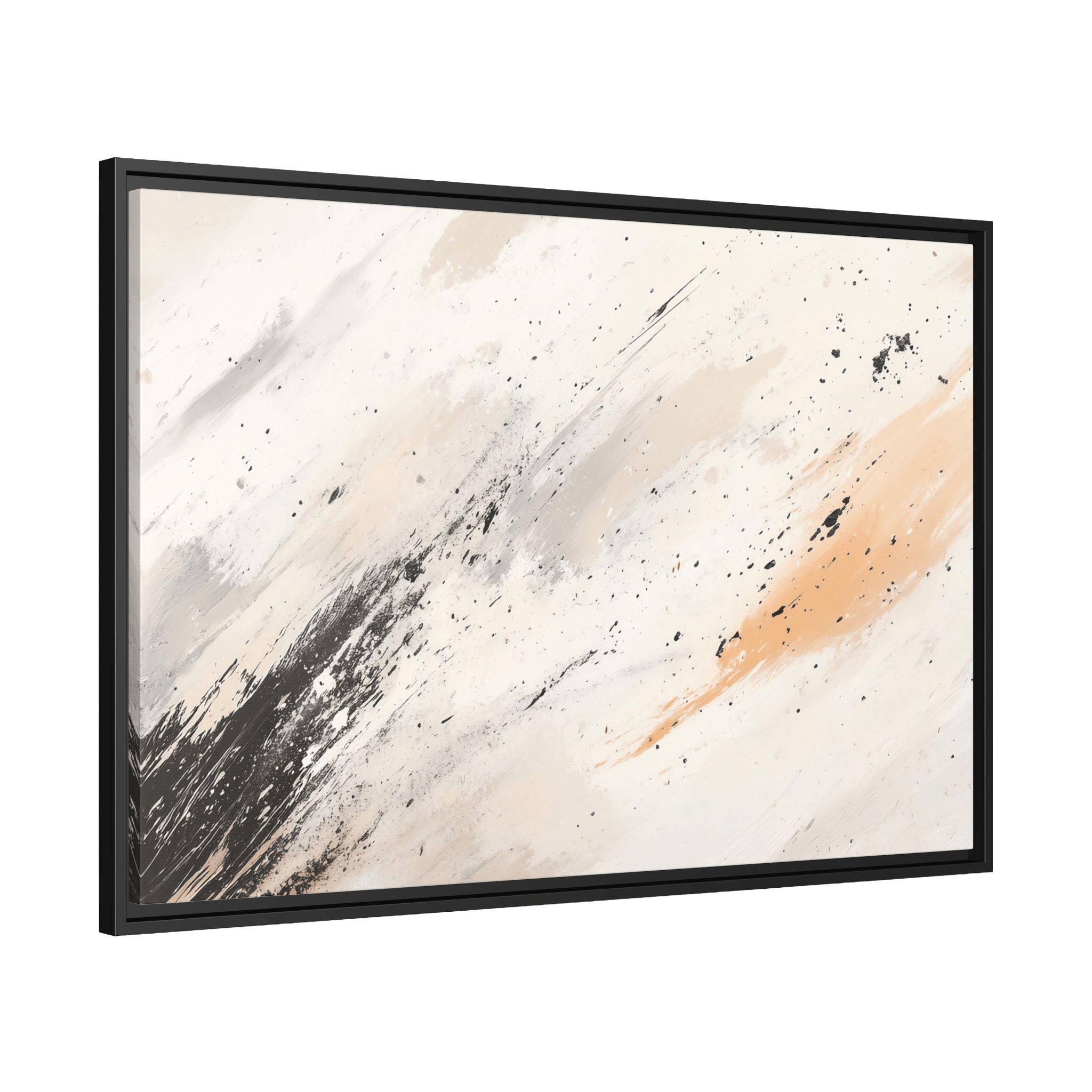 Tableau Abstrait Beige - La Maison Du Tableau