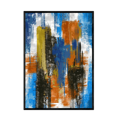 Tableau Abstrait Bleu - La Maison Du Tableau