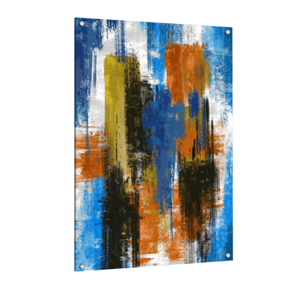 Tableau Abstrait Bleu - La Maison Du Tableau