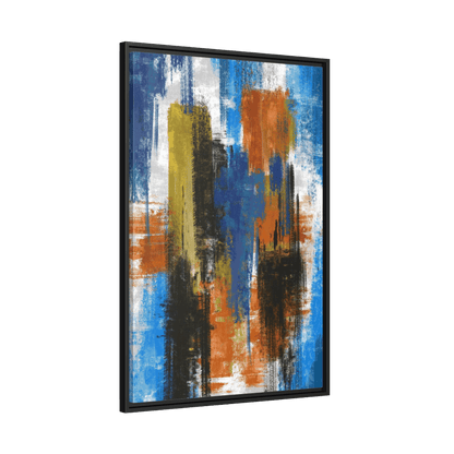 Tableau Abstrait Bleu - La Maison Du Tableau