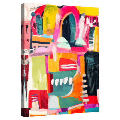 Tableau Abstrait Coloré - La Maison Du Tableau