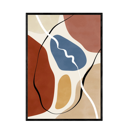 Tableau Abstrait Contemporain - La Maison Du Tableau