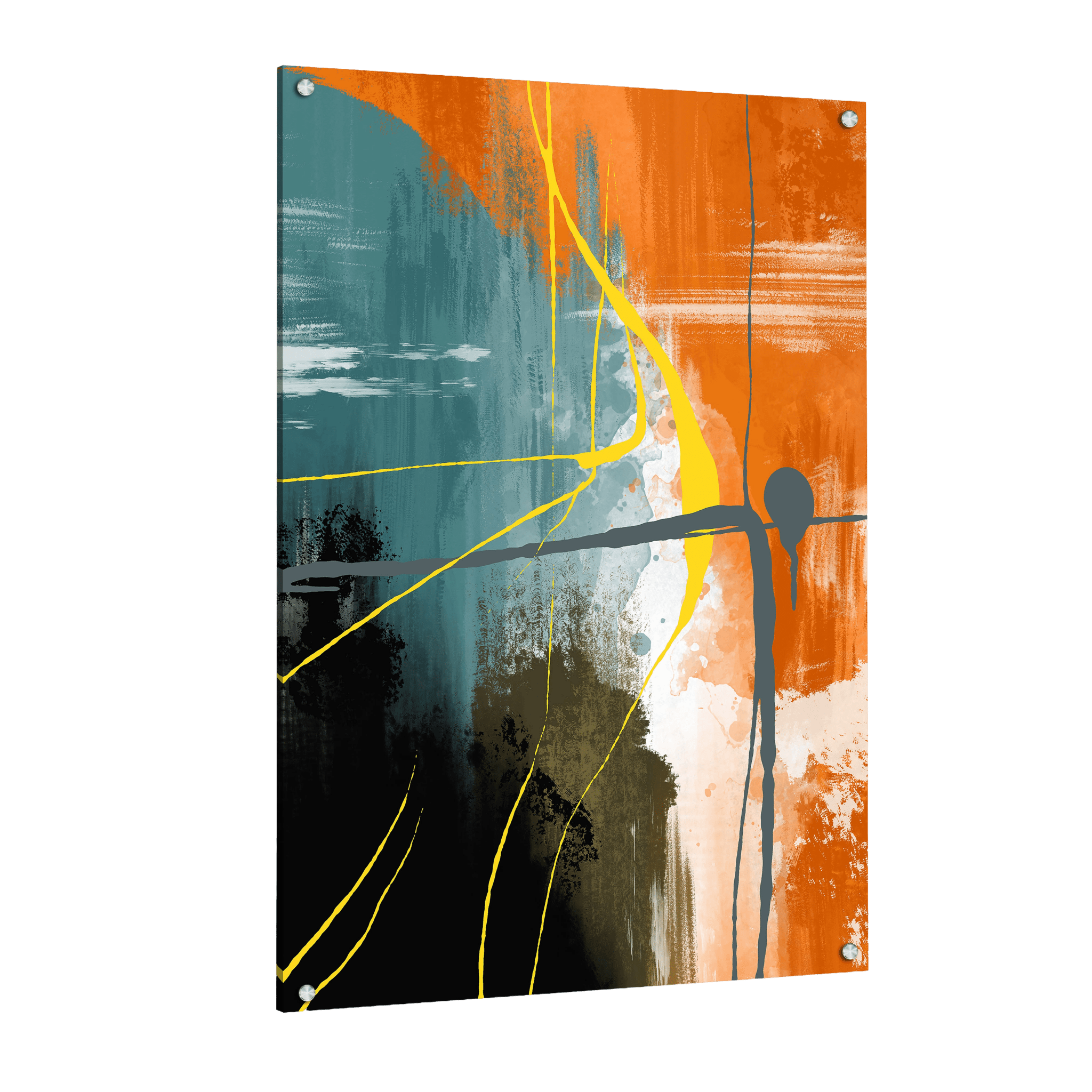 Tableau Abstrait Décoration - La Maison Du Tableau