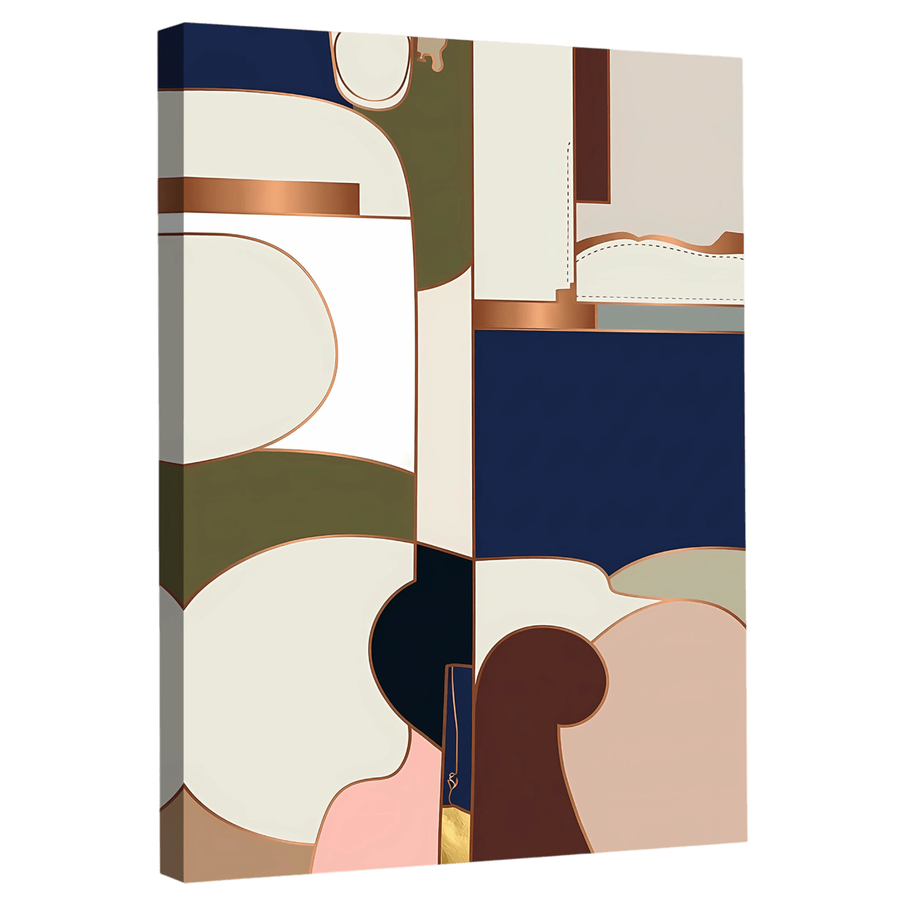 Tableau Abstrait Formes Organiques - La Maison Du Tableau
