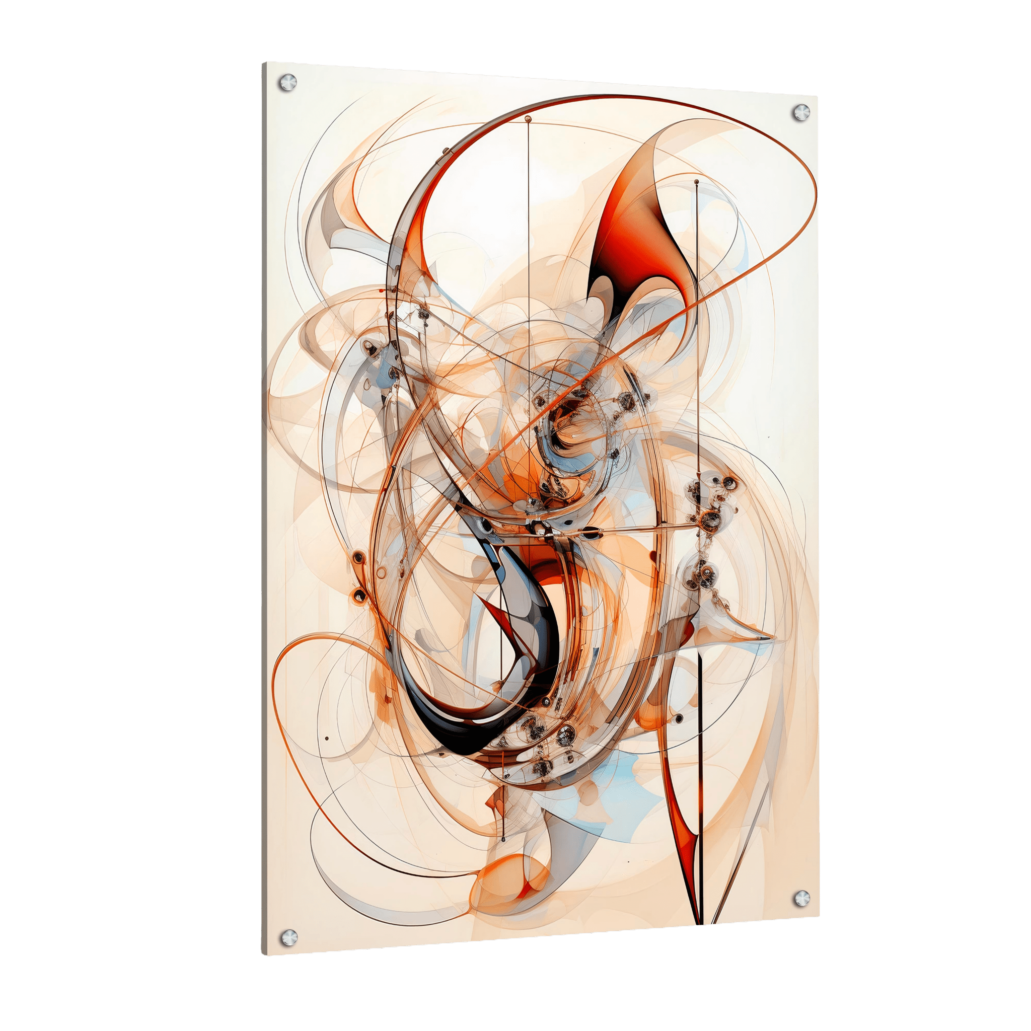 Tableau Abstrait Géométrique - La Maison Du Tableau