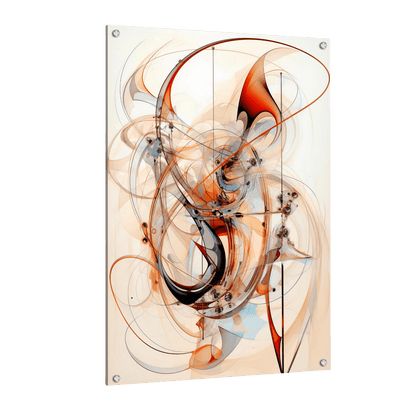 Tableau Abstrait Géométrique - La Maison Du Tableau