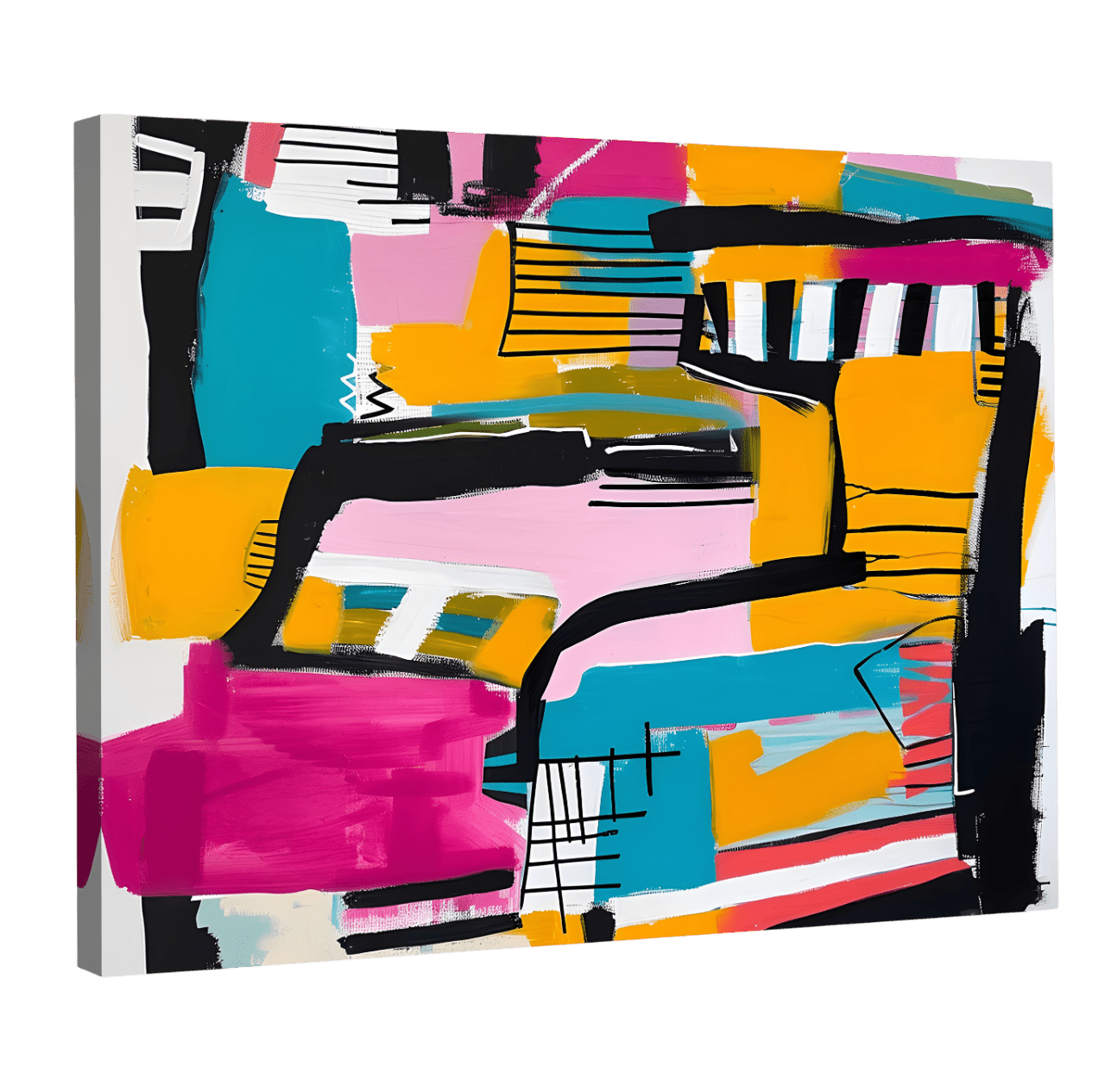 Tableau Abstrait Moderne - La Maison Du Tableau