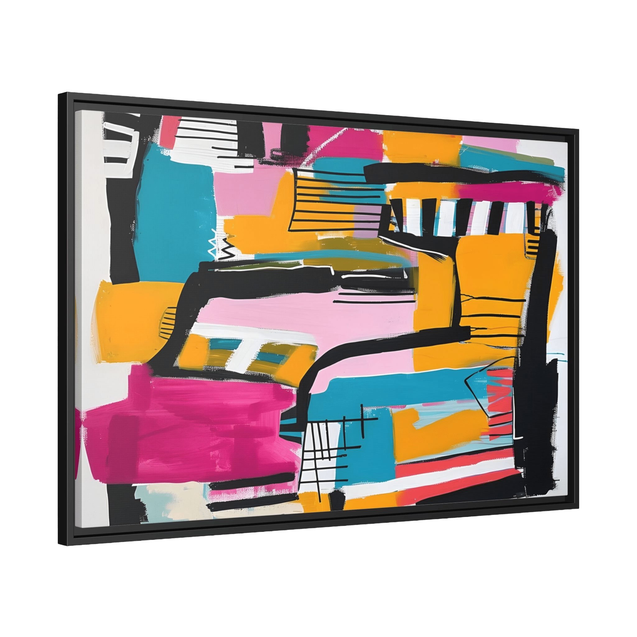 Tableau Abstrait Moderne - La Maison Du Tableau